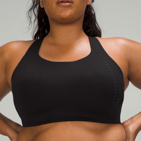 NWT Lululemon AirSupport Bra Black/Asphalt Grey 38C - Picture 1 of 5
